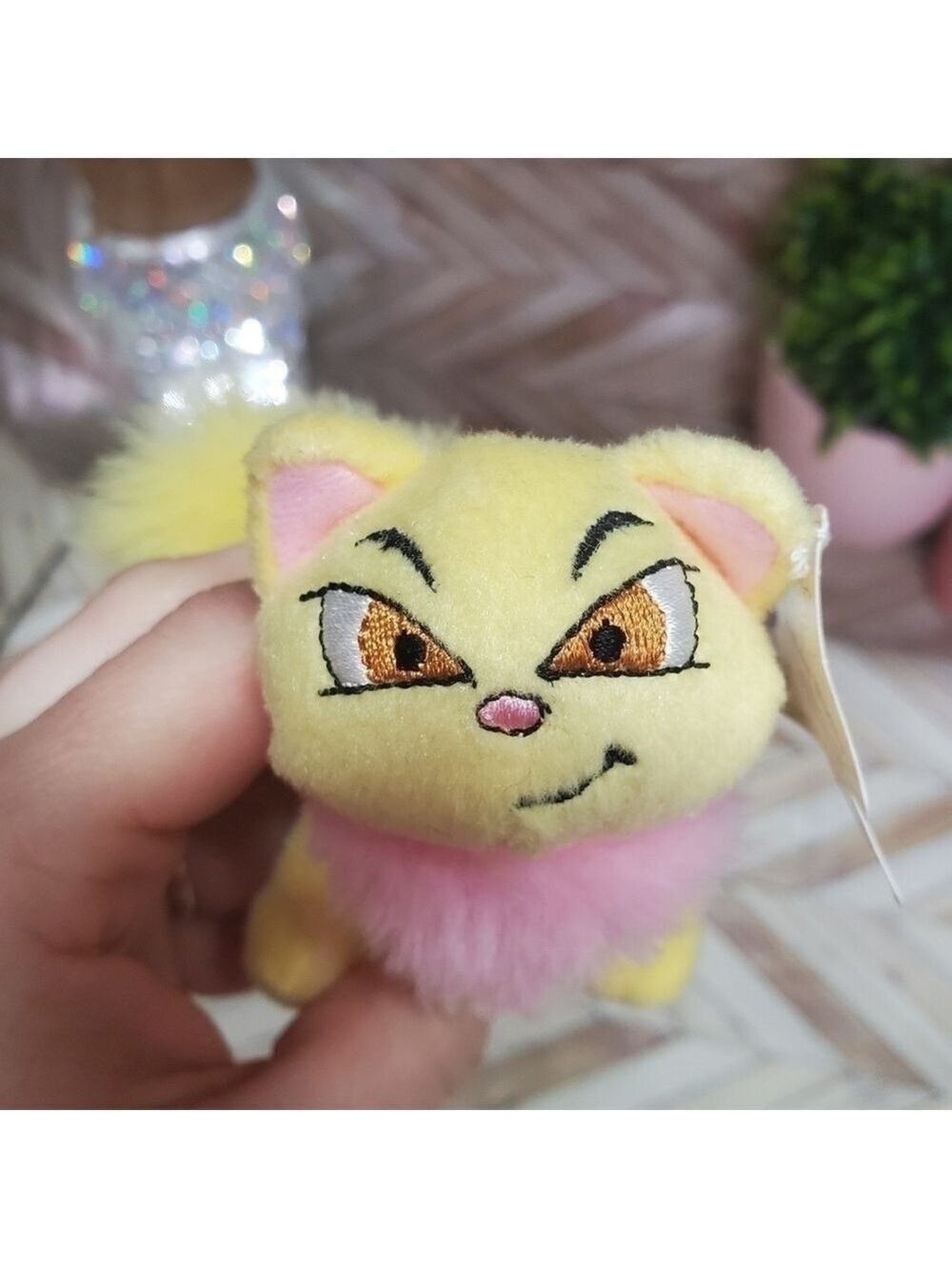 McDonalds Neopets Yellow Wocky Cat Mini Plush Happy Meal Toy 2004 - Picture 6 of 8